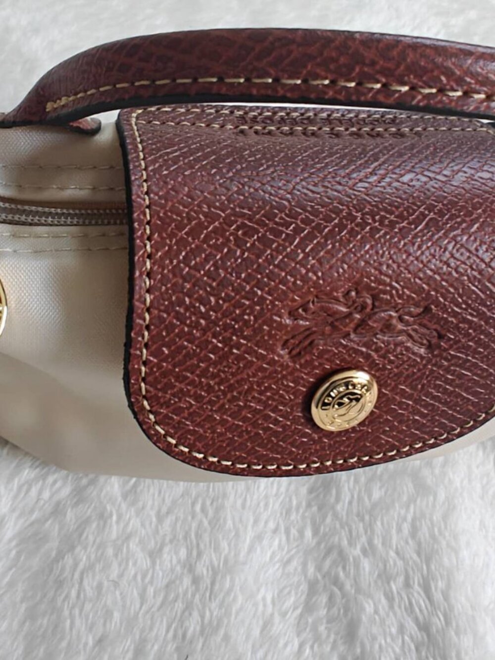 NWT Longchamp Le Pliage Original Pouch with handle - Picture 8 of 9